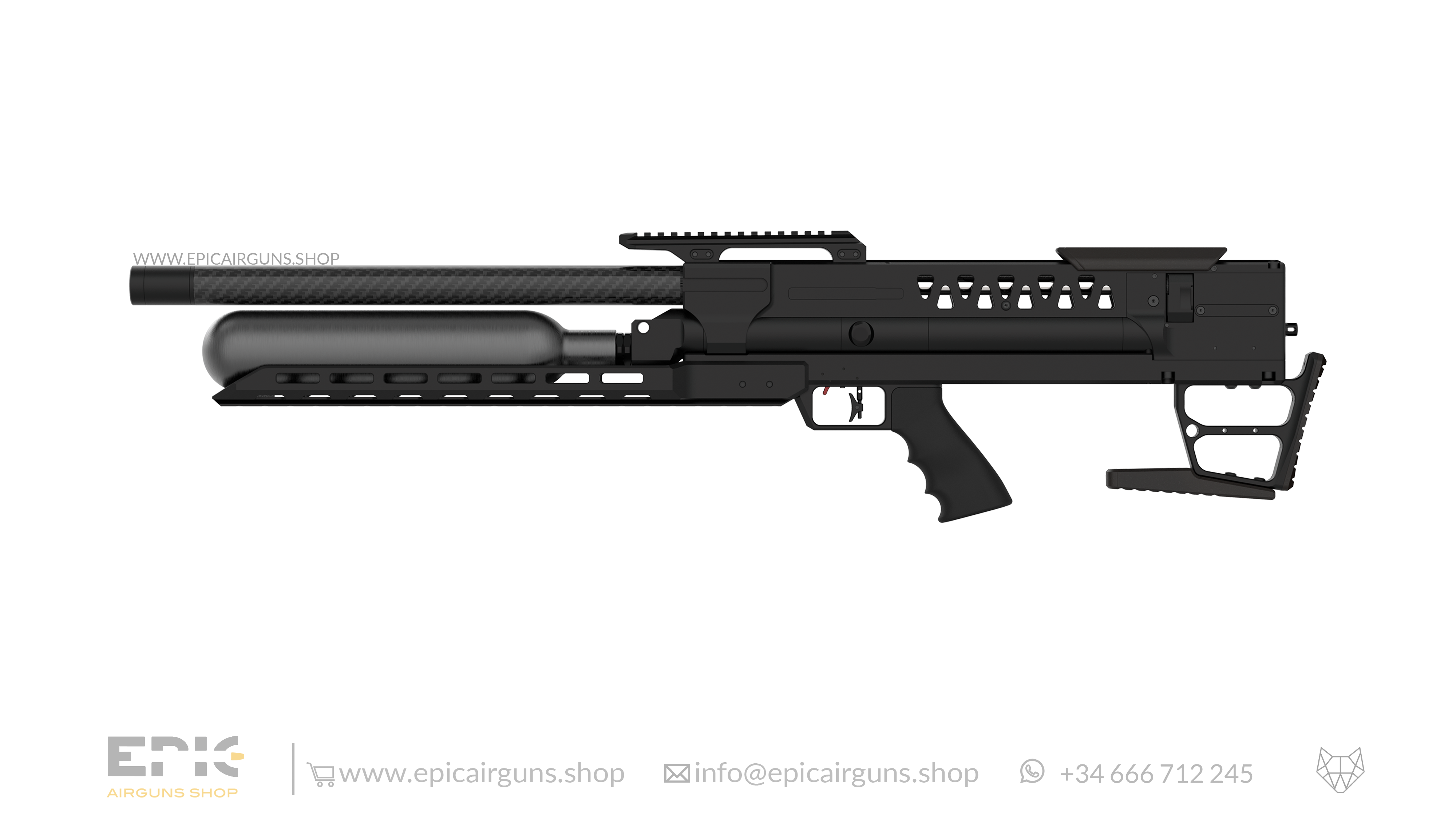 EPIC ONE with CFB · 700mm LW Polyginal Barrel