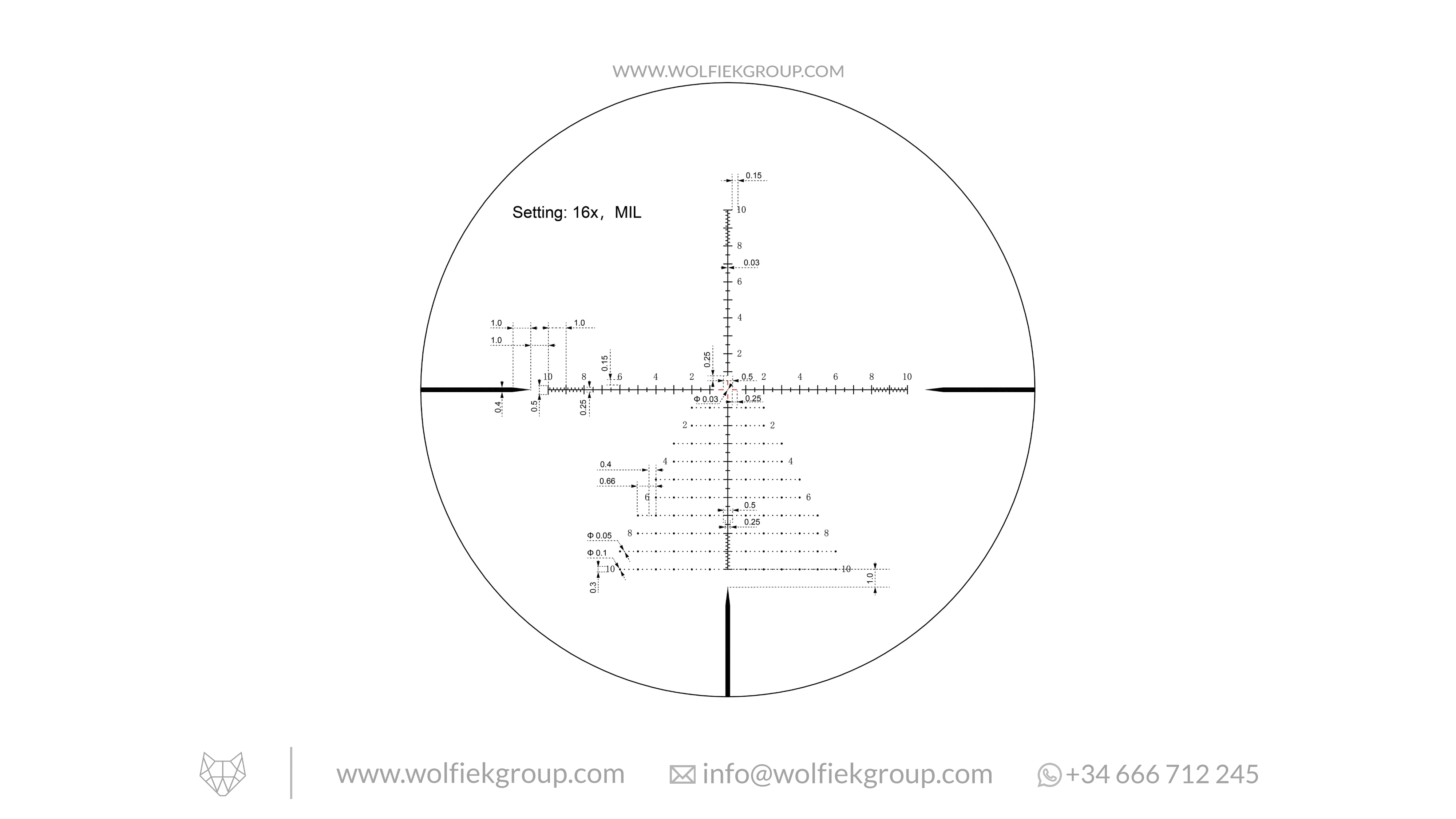 Vector Optics · Taurus 2-16x50 HD SFP Rifle Scope